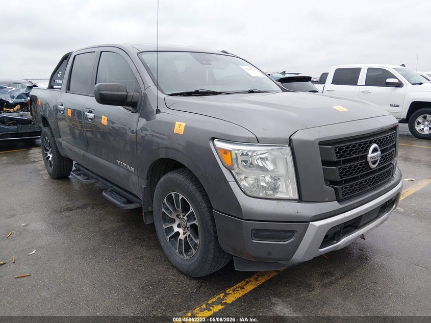 2021 Nissan TITAN VIN 1N6AA1EF8MN515497 IAAI salvage auction — RIGHT REAR, Salvage (Texas), sold $7,375 on 2026-07-23 (photo 1)