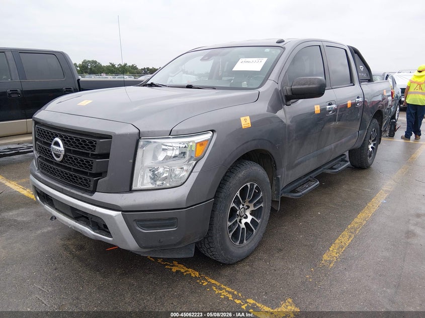 2021 Nissan TITAN VIN 1N6AA1EF8MN515497 IAAI salvage auction — RIGHT REAR, Salvage (Texas), sold $7,375 on 2026-07-23 (photo 2)