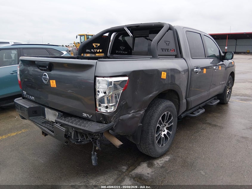 2021 Nissan TITAN VIN 1N6AA1EF8MN515497 IAAI salvage auction — RIGHT REAR, Salvage (Texas), sold $7,375 on 2026-07-23 (photo 4)