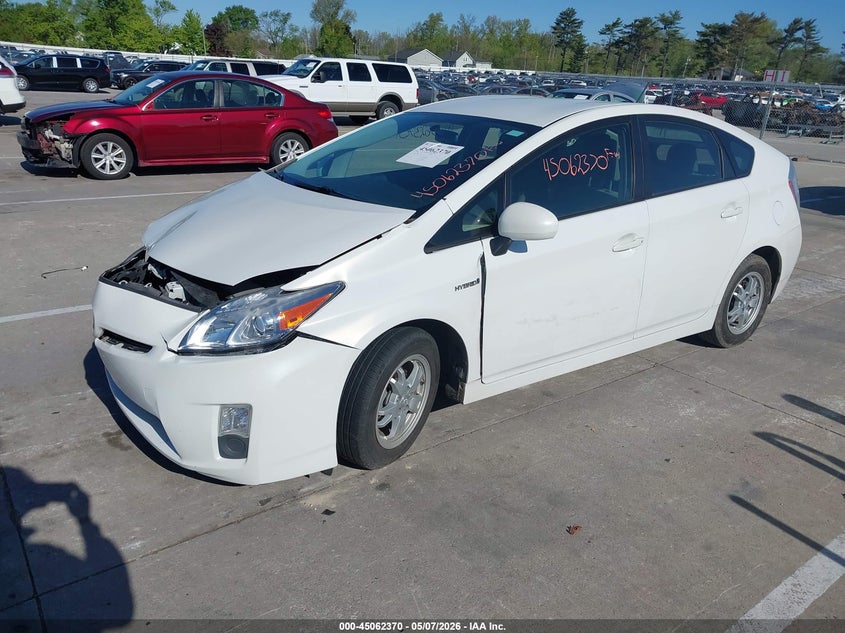 2011 Toyota Prius VIN JTDKN3DU4B0246299 IAAI salvage auction — FRONT END, Salvage (Indiana), sold $925 on 2026-07-10 (photo 2)