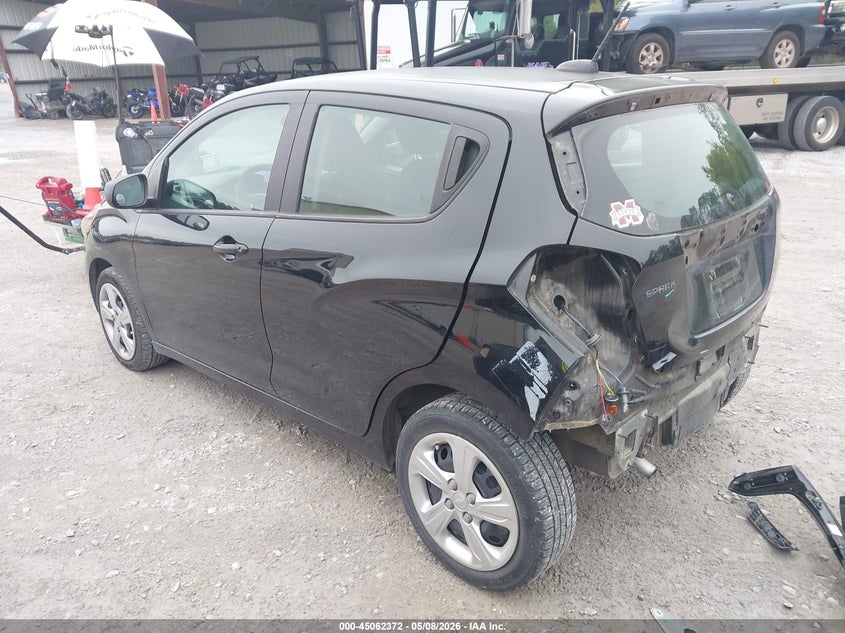 2020 Chevrolet Spark VIN KL8CB6SA2LC476777 IAAI salvage auction — REAR END, Salvage (Mississippi), sold $1,350 on 2026-07-10 (photo 3)