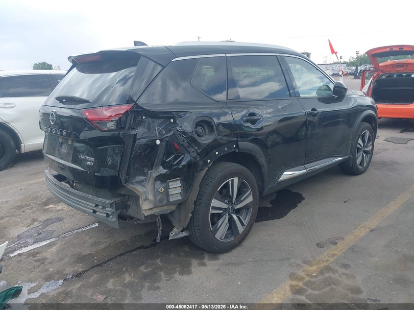 2023 Nissan Rogue VIN JN8BT3DDXPW321327 IAAI salvage auction — REAR END, Salvage (Utah), sold $8,000 on 2026-07-30 (photo 4)