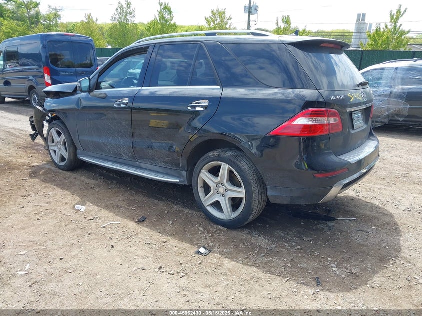 2015 Mercedes-benz M-klasse VIN 4JGDA5GB5FA529218 IAAI salvage auction — FRONT END, Wait Title, sold $2,100 on 2026-08-14 (photo 3)