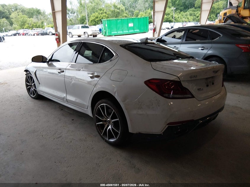 2019 Genesis G70 VIN KMTG54LEXKU037617 IAAI salvage auction — FRONT END, Salvage (Tennessee), sold $2,100 on 2026-07-06 (photo 3)