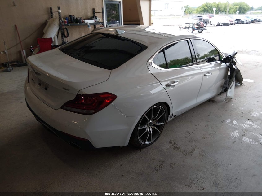 2019 Genesis G70 VIN KMTG54LEXKU037617 IAAI salvage auction — FRONT END, Salvage (Tennessee), sold $2,100 on 2026-07-06 (photo 4)