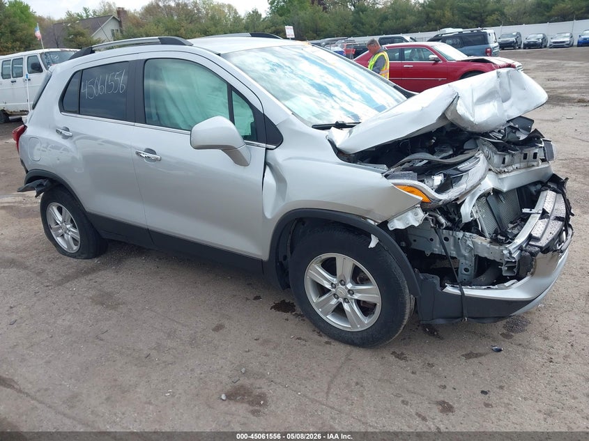 2018 Chevrolet Trax VIN KL7CJLSB3JB679064 IAAI salvage auction — FRONT END, Clear (Indiana), sold $500 on 2026-07-14 (photo 1)