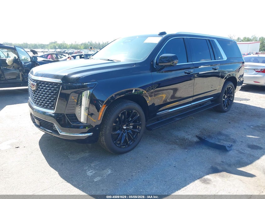 2025 Cadillac Escalade VIN 1GYS9LRL5SR330982 IAAI salvage auction — ENGINE BURN, Rebuildable (Florida), sold $59,750 on 2026-07-27 (photo 2)