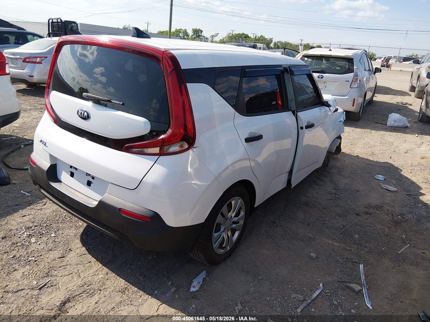 2020 Kia Soul VIN KNDJ22AU7L7030734 IAAI salvage auction — FRONT END, Salvage Title, sold $825 on 2026-07-23 (photo 4)