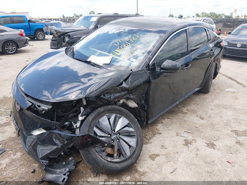 2023 Nissan Ariya VIN JN1AF0BA1PM408053 IAAI salvage auction — SIDE, Salvage (Texas), sold $4,450 on 2026-07-11 (photo 2)