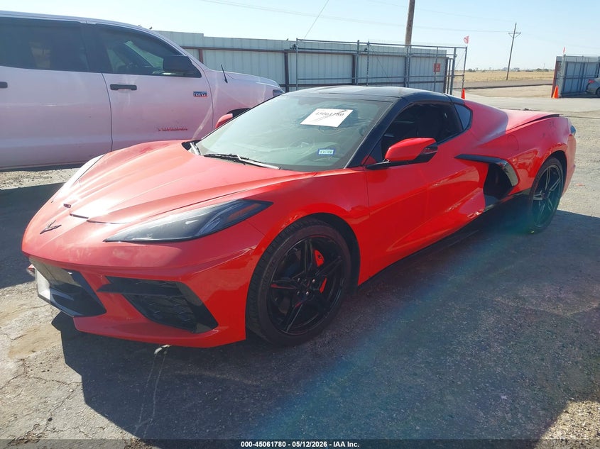 2023 Chevrolet Corvette VIN 1G1YA2D41P5108075 IAAI salvage auction — REAR END, Salvage (Texas), sold $19,400 on 2026-07-28 (photo 2)