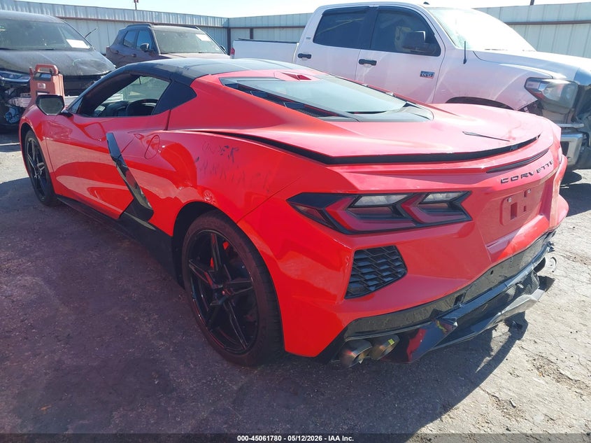 2023 Chevrolet Corvette VIN 1G1YA2D41P5108075 IAAI salvage auction — REAR END, Salvage (Texas), sold $19,400 on 2026-07-28 (photo 3)
