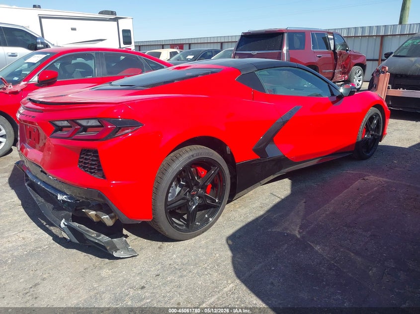 2023 Chevrolet Corvette VIN 1G1YA2D41P5108075 IAAI salvage auction — REAR END, Salvage (Texas), sold $19,400 on 2026-07-28 (photo 4)