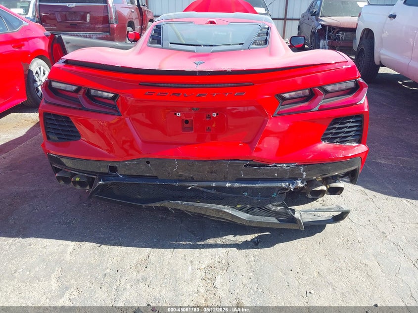 2023 Chevrolet Corvette VIN 1G1YA2D41P5108075 IAAI salvage auction — REAR END, Salvage (Texas), sold $19,400 on 2026-07-28 (photo 6)
