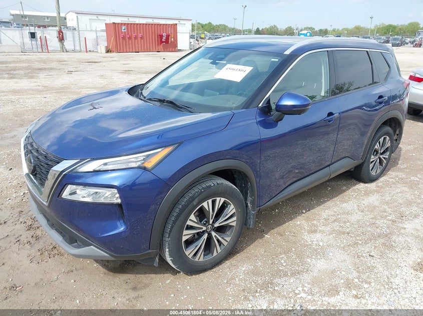 2021 Nissan Rogue VIN JN8AT3BB4MW218395 IAAI salvage auction — SIDE, Salvage (Illinois), sold $7,950 on 2026-07-14 (photo 2)