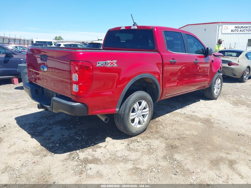 2021 Ford Ranger VIN 1FTER4EHXMLD92264 IAAI salvage auction — RIGHT FRONT, Salvage (Arkansas), sold $7,000 on 2026-08-20 (photo 4)
