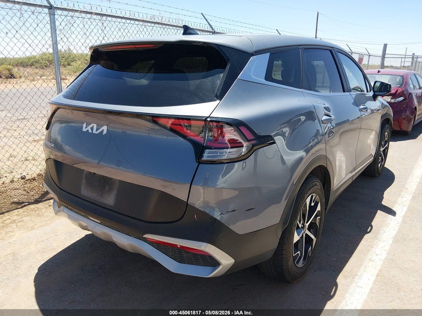2023 Kia Sportage VIN 5XYK33AF7PG136019 IAAI salvage auction — FRONT END, Salvage Title, sold $6,900 on 2026-08-01 (photo 4)