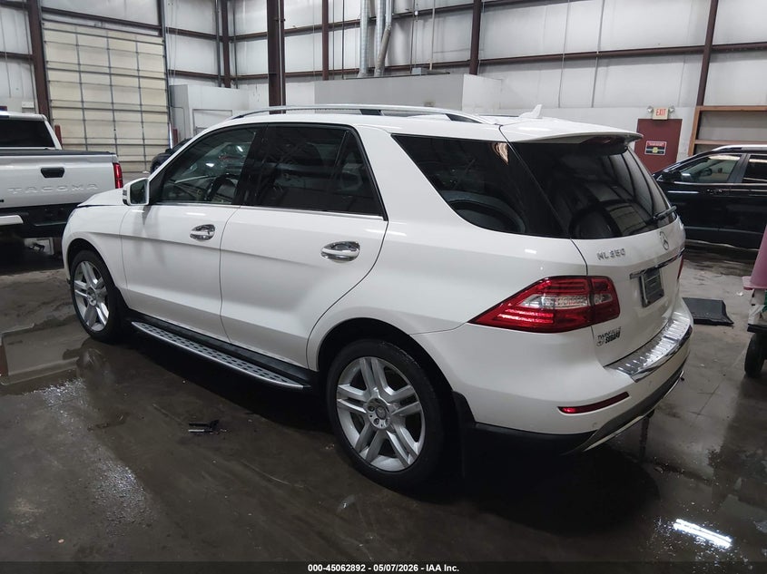 2015 Mercedes-benz M-klasse VIN 4JGDA5HB0FA455995 IAAI salvage auction — FRONT END, Salvage (Idaho), sold $4,200 on 2026-07-10 (photo 3)