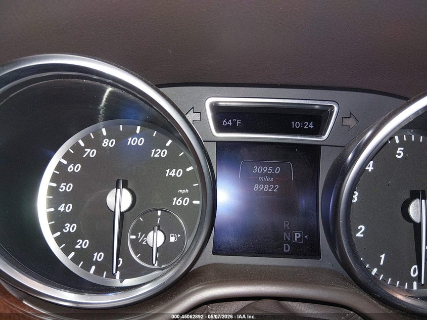2015 Mercedes-benz M-klasse VIN 4JGDA5HB0FA455995 IAAI salvage auction — FRONT END, Salvage (Idaho), sold $4,200 on 2026-07-10 (photo 7)