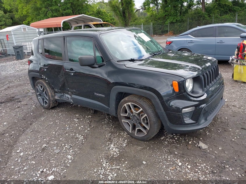 2020 Jeep Renegade VIN ZACNJAAB4LPL88404 IAAI salvage auction — LEFT & RIGHT, Salvage (Georgia), sold $25 on 2026-07-10 (photo 1)