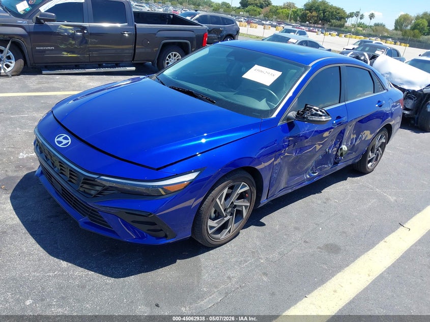 2025 Hyundai Elantra VIN KMHLP4DG9SU082664 IAAI salvage auction — LEFT SIDE, Rebuildable (Florida), sold $7,150 on 2026-07-23 (photo 2)