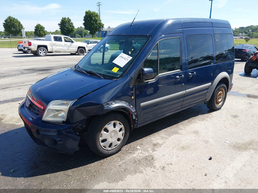 2011 Ford Transit connect VIN NM0KS9CN9BT062560 IAAI salvage auction — LEFT FRONT, Salvage (Missouri), sold $575 on 2026-07-07 (photo 2)