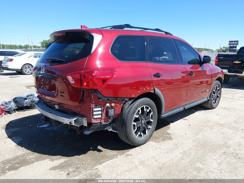 2020 Nissan Pathfinder VIN 5N1DR2CM3LC624312 IAAI salvage auction — FRONT END, Salvage (Kansas), sold $2,500 on 2026-07-10 (photo 4)
