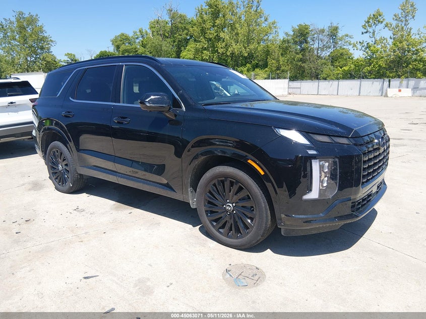 2025 Hyundai Palisade VIN KM8R7DGE3SU815764 IAAI salvage auction — LEFT REAR, Salvage (Illinois), sold $17,450 on 2026-07-21 (photo 1)