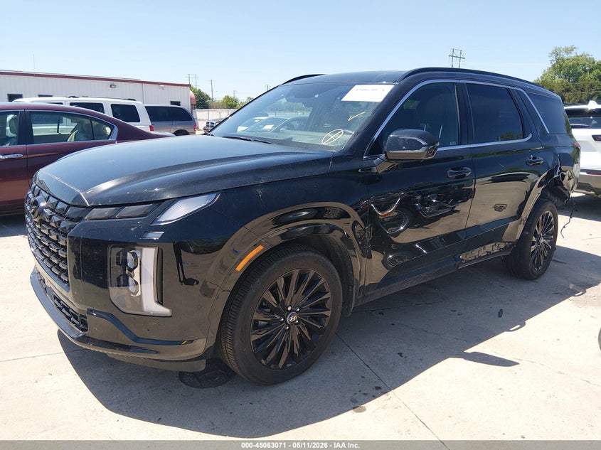 2025 Hyundai Palisade VIN KM8R7DGE3SU815764 IAAI salvage auction — LEFT REAR, Salvage (Illinois), sold $17,450 on 2026-07-21 (photo 2)