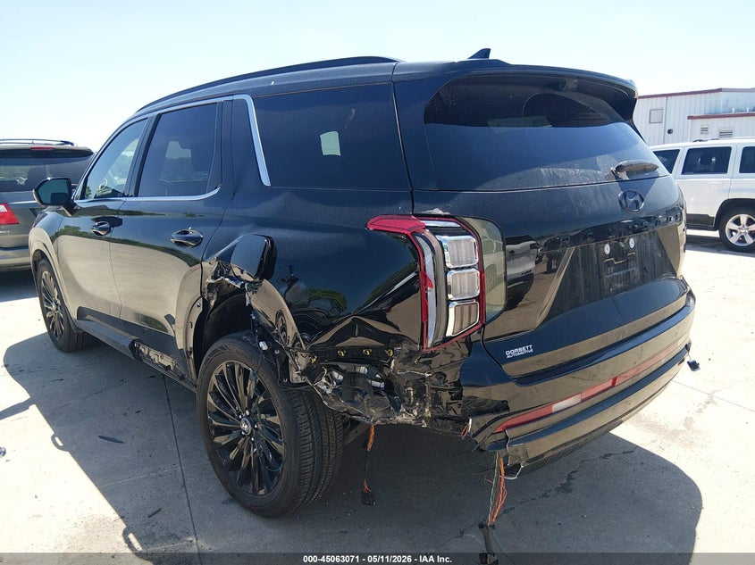2025 Hyundai Palisade VIN KM8R7DGE3SU815764 IAAI salvage auction — LEFT REAR, Salvage (Illinois), sold $17,450 on 2026-07-21 (photo 6)