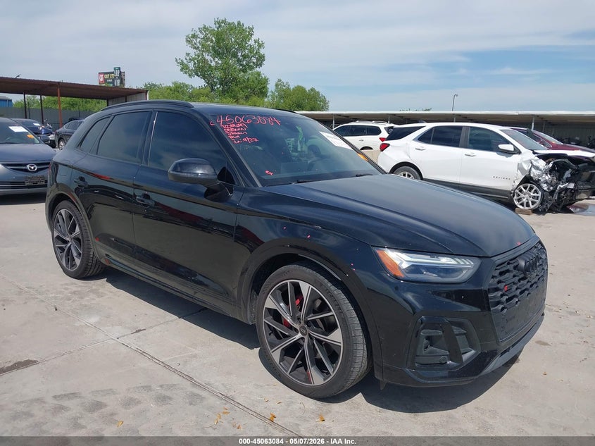 2023 Audi Sq5 VIN WA1C4AFY7P2156968 IAAI salvage auction — LEFT REAR, Original (Texas), sold $17,600 on 2026-07-29 (photo 1)