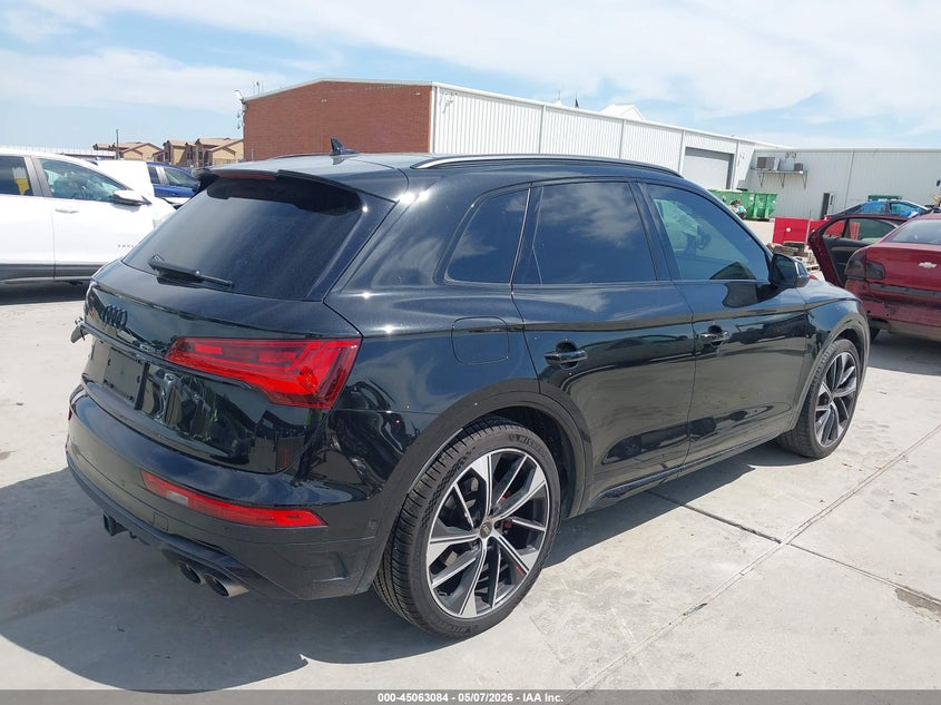 2023 Audi Sq5 VIN WA1C4AFY7P2156968 IAAI salvage auction — LEFT REAR, Original (Texas), sold $17,600 on 2026-07-29 (photo 4)