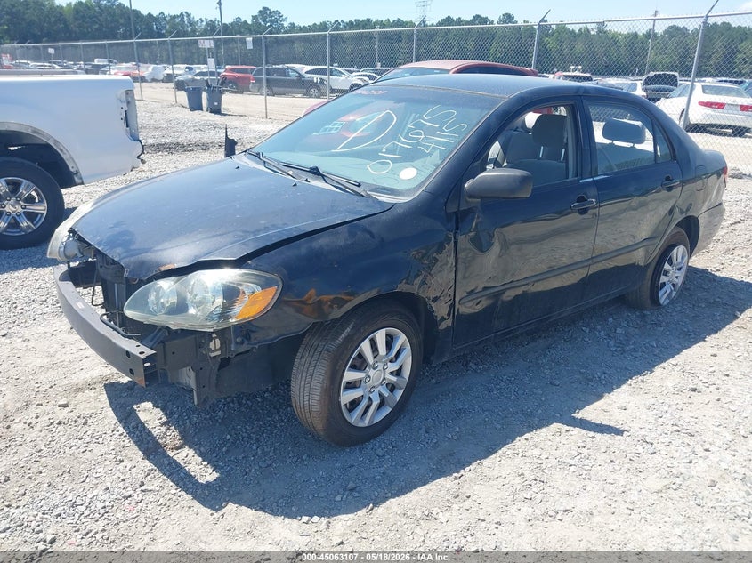 2003 Toyota Corolla VIN JTDBR32EX30017675 IAAI salvage auction — FRONT & REAR, Salvage (Georgia), sold $575 on 2026-07-31 (photo 2)