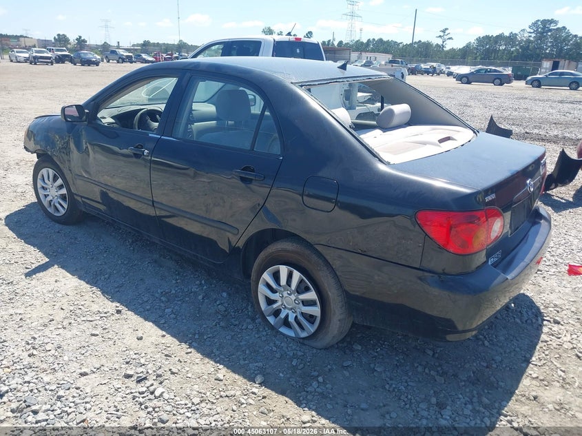 2003 Toyota Corolla VIN JTDBR32EX30017675 IAAI salvage auction — FRONT & REAR, Salvage (Georgia), sold $575 on 2026-07-31 (photo 3)