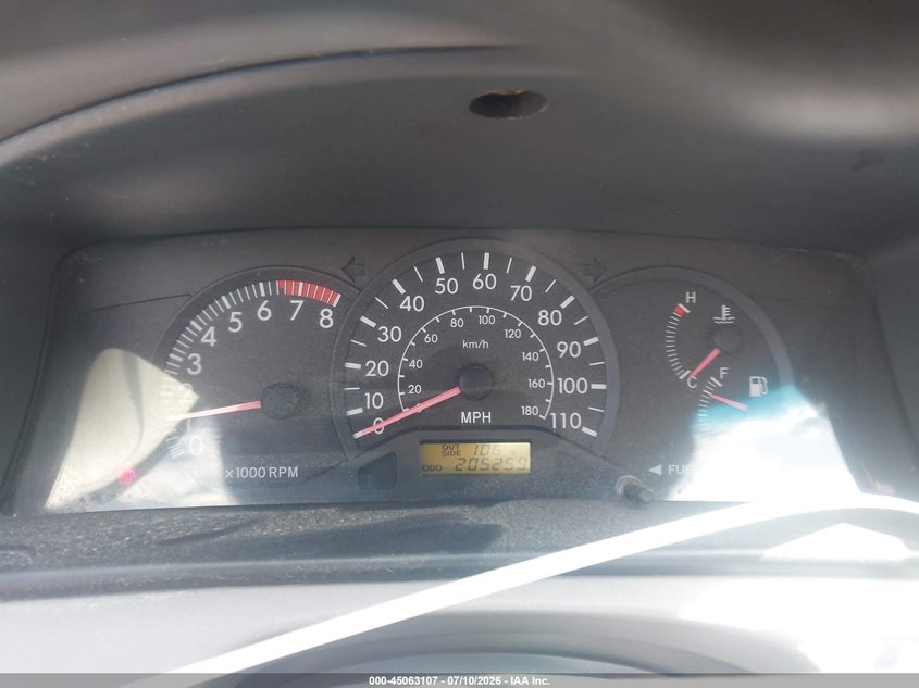 2003 Toyota Corolla VIN JTDBR32EX30017675 IAAI salvage auction — FRONT & REAR, Salvage (Georgia), sold $575 on 2026-07-31 (photo 7)