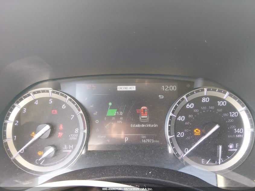2022 Toyota Highlander VIN 5TDGZRAH7NS126650 IAAI salvage auction — REAR END, Original (Texas), sold $17,300 on 2026-07-11 (photo 7)