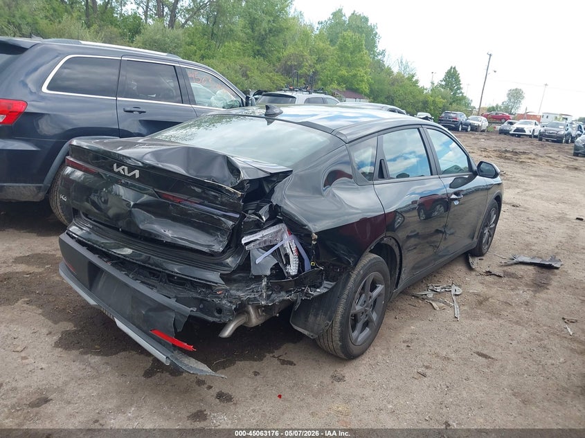 2025 Kia K4 VIN 3KPFT4DE2SE129463 IAAI salvage auction — REAR END, Salvage (Ohio), sold $7,700 on 2026-07-28 (photo 4)
