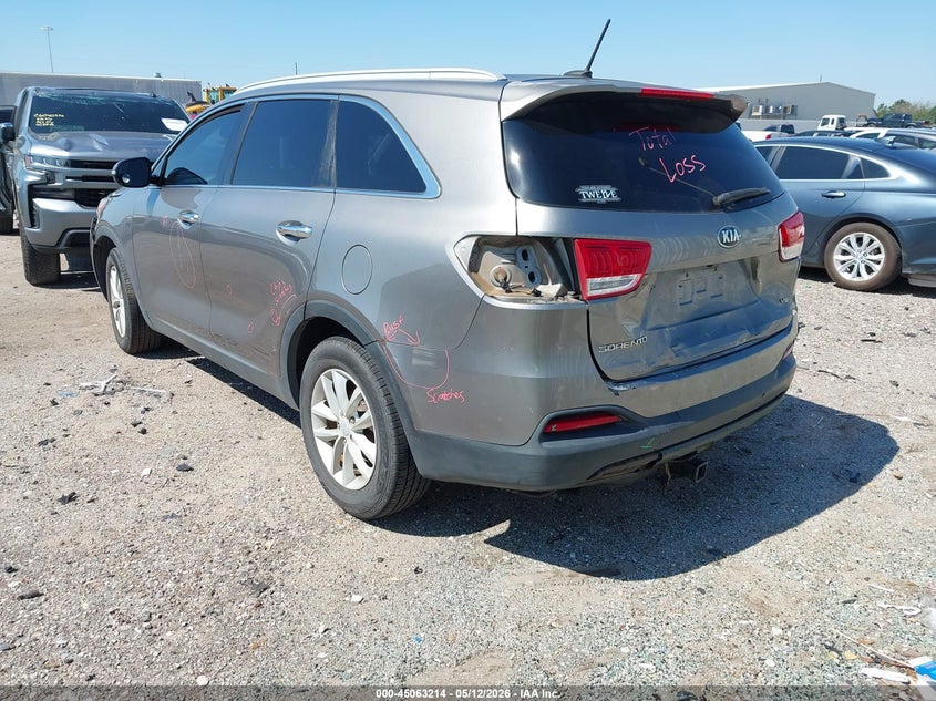 2017 Kia Sorento VIN 5XYPG4A58HG194813 IAAI salvage auction — REAR END, Original (Texas), sold $2,250 on 2026-07-30 (photo 3)
