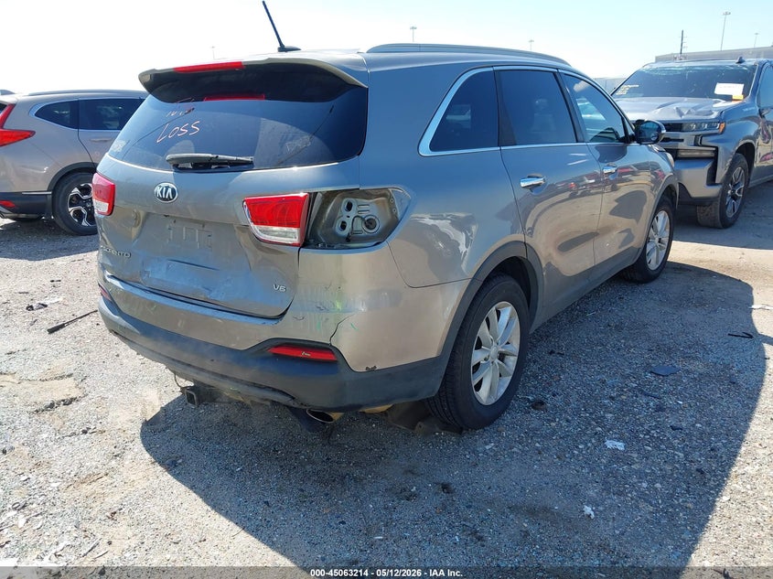 2017 Kia Sorento VIN 5XYPG4A58HG194813 IAAI salvage auction — REAR END, Original (Texas), sold $2,250 on 2026-07-30 (photo 4)
