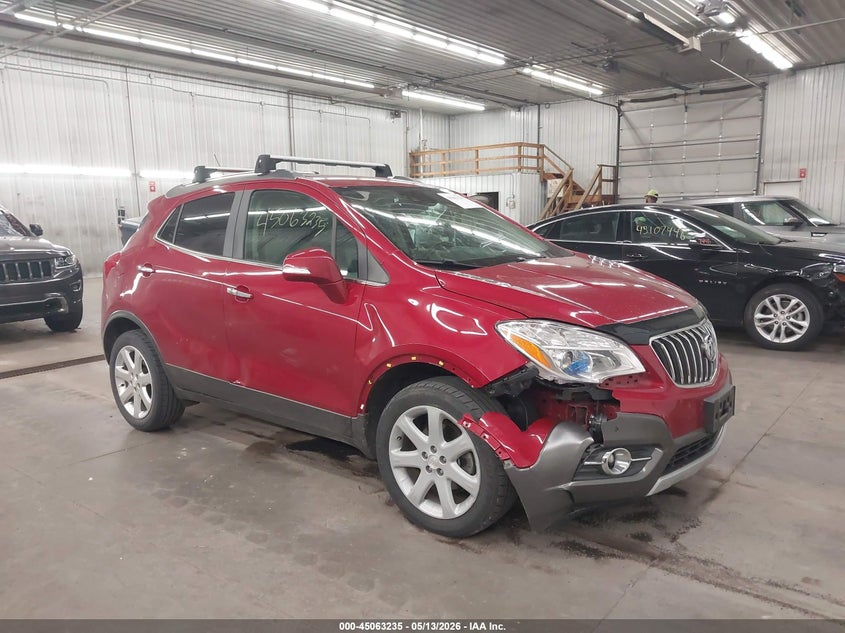 2015 Buick Encore VIN KL4CJHSB1FB216213 IAAI salvage auction — RIGHT FRONT, Salvage (Minnesota), sold $1,200 on 2026-07-09 (photo 1)