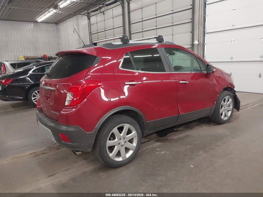2015 Buick Encore VIN KL4CJHSB1FB216213 IAAI salvage auction — RIGHT FRONT, Salvage (Minnesota), sold $1,200 on 2026-07-09 (photo 4)