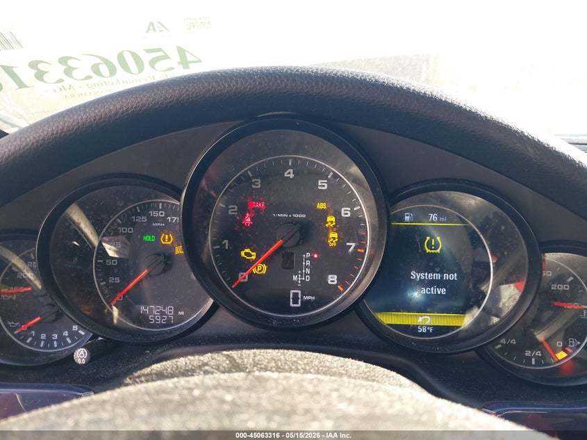 2014 Porsche Panamera VIN WP0AA2A73EL006907 IAAI salvage auction — NORMAL WEAR, Clear (Georgia), sold $5,325 on 2026-08-01 (photo 7)