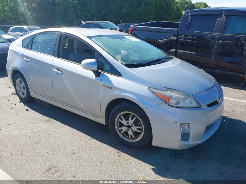 2010 Toyota Prius VIN JTDKN3DUXA0038345 IAAI salvage auction — LEFT SIDE, Salvage (North Carolina), sold $1,550 on 2026-07-09 (photo 1)