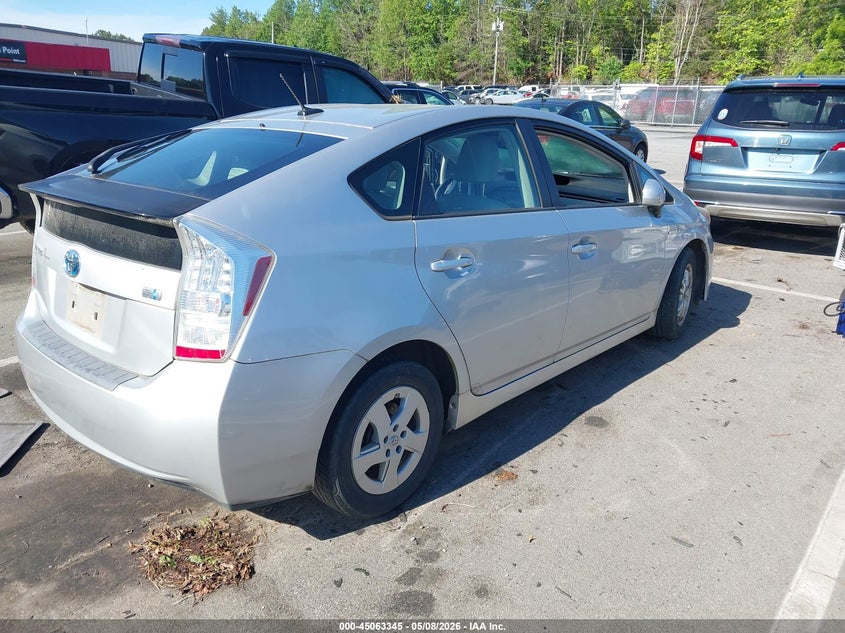 2010 Toyota Prius VIN JTDKN3DUXA0038345 IAAI salvage auction — LEFT SIDE, Salvage (North Carolina), sold $1,550 on 2026-07-09 (photo 4)
