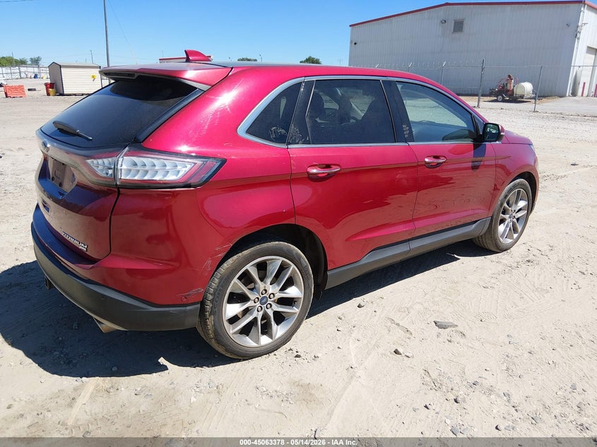 2015 Ford Edge VIN 2FMPK4K8XFBB00919 IAAI salvage auction — SIDE, Salvage (Georgia), sold $1,750 on 2026-07-10 (photo 4)