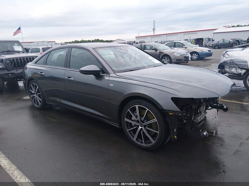 2025 Audi A6 VIN WAUK2BF22SN048285 IAAI salvage auction — FRONT END, Salvage Title, sold $19,950 on 2026-07-15 (photo 1)