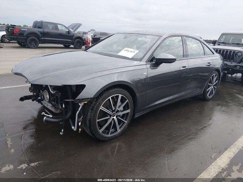 2025 Audi A6 VIN WAUK2BF22SN048285 IAAI salvage auction — FRONT END, Salvage Title, sold $19,950 on 2026-07-15 (photo 2)