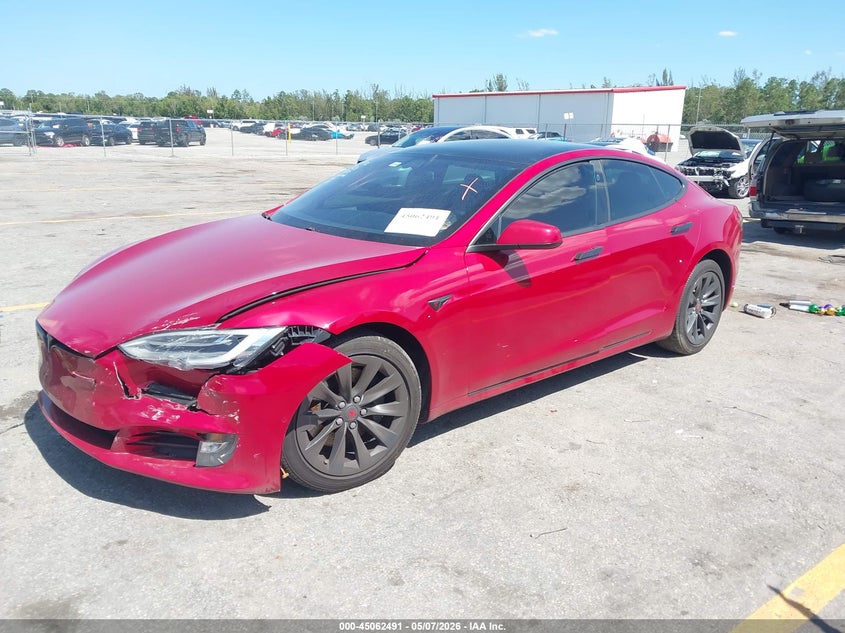 2019 Tesla Model s VIN 5YJSA1E29KF303899 IAAI salvage auction — LEFT FRONT, Rebuildable (Florida), sold $6,075 on 2026-07-30 (photo 2)
