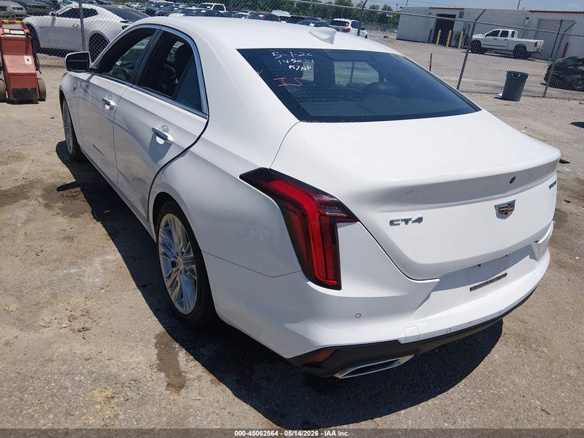 2021 Cadillac Ct4 VIN 1G6DB5RKXM0145634 IAAI salvage auction — FRESH WATER, Salvage (Louisiana), sold $5,500 on 2026-07-07 (photo 3)