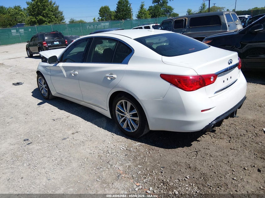 2017 Infiniti Q50 VIN JN1EV7AP0HM730042 IAAI salvage auction — FRONT END, Salvage (Idaho), sold $1,950 on 2026-07-29 (photo 3)
