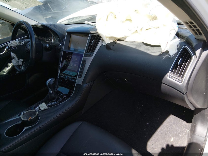 2017 Infiniti Q50 VIN JN1EV7AP0HM730042 IAAI salvage auction — FRONT END, Salvage (Idaho), sold $1,950 on 2026-07-29 (photo 5)